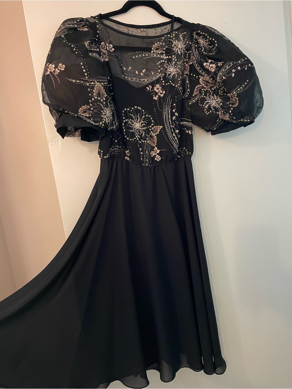 Exquisite Vintage Black Dress